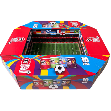 Набір чипсів футбольний стадіон Прінглс Pringles match day 10*40g 400g