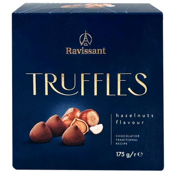 Цукерки трюфельні зі смаком горіхів Равісант Ravissant 175g 18шт/ящ