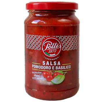 Соус помодоро базиліко сальса Поллі Polli salsa pomodoro basilico 350g 12шт/ящ