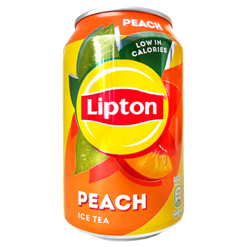 Холодний чай зі смаком персика Ліптон Lipton peach 330ml 24шт/ящ
