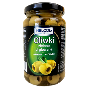 Оливки без кістки Хелком Helkom 170/350g 12шт/ящ