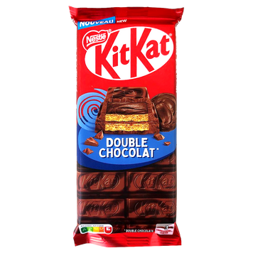 Батончик вафельний подвійний шоколад кіт кат Нестле Nestle kit kat double chocolat 99g 15шт/ящ