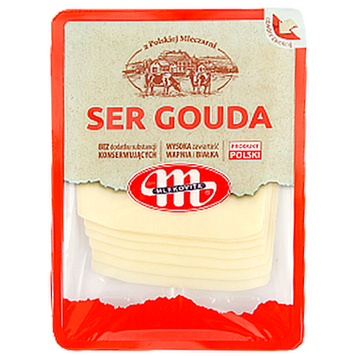 Сир нарізка Млековіта гауда Mlekovita gouda 150g 12шт/ящ