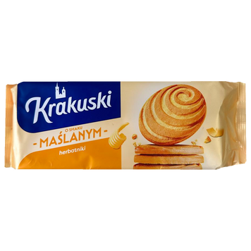 Печиво масляне Кракушкі Krakuski o smaku maslanym 201g 24шт/ящ