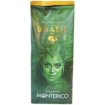 Кава преміальна бразильська арабіка (зерно) Монтеріко Monterico Brazil 1kg 6шт/ящ