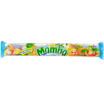 Жувальна гумка Мамба тропічний Mamba tropics 106g 24шт/ящ