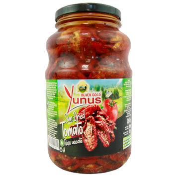 Помідори в'ялені Юнус Yunus dried tomato 1500/2500g 3шт/ящ