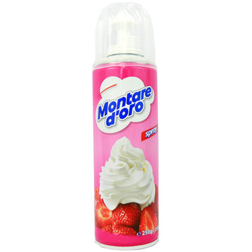 Аерозольні вершки Монтаре доро Montare d`oro 250/255g 12шт/ящ