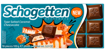 Шоколад солена карамель Шогеттен Schogetten salted caramel 100g 15шт/ящ