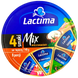 Сир плавлений мікс гауда, вершковий, зелень та шинка Лактіма Lactima mix 140g 12шт/ящ