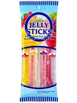Цукерки фруктове желе в стіках Коззо Cozzo jelly sticks 100g 60шт/ящ
