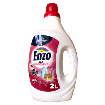 Гель для делікатного прання ензо Делюкс Deluxe enzo sensitive 2in1 50p 2L 6шт/ящ