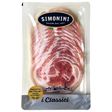 Шинка нарізка панчетта Сімоніні Simonini 15шт/ящ