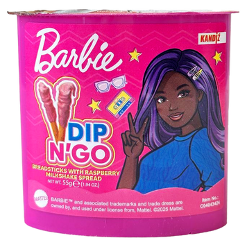Шоколадні палички Барбі Barbie Dipn Go 55g 24шт/пач 4пач/ящ