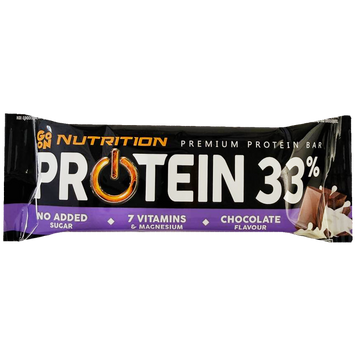 Батончик протеїновий зі шоколадом Гоу он Go on 33% protein 50g 25шт/ящ