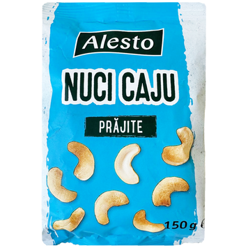 Горішки кеш'ю смажене не солоне Алесто Alesto 150g 30шт/ящ