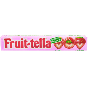 Цукерки жувальні полуниця Фрутелла Fruit-tella strawberry 41g 40шт/ящ