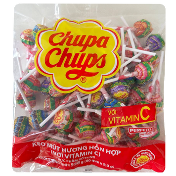 Льодяники на паличці Чупа чупс Chupa chups 9,3g 60шт/пач 18пач/ящ