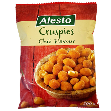 Арахіс в паніровці з чилі Алесто Alesto cruspies chili 200g 24шт/ящ
