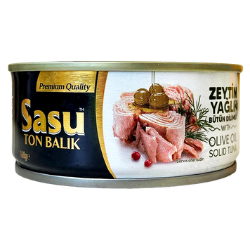 Тунець в оливковій олії Сасу Sasu 160g 24шт/ящ