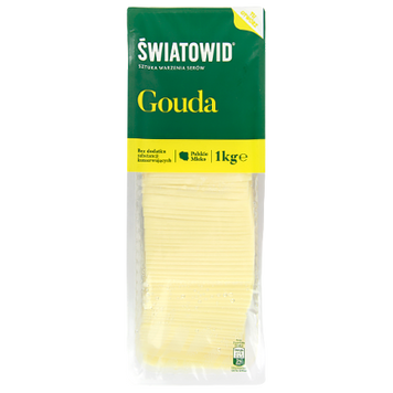 Сир нарізка Гауда Святовід Gauda Swiadowid 1kg 8шт/ящ