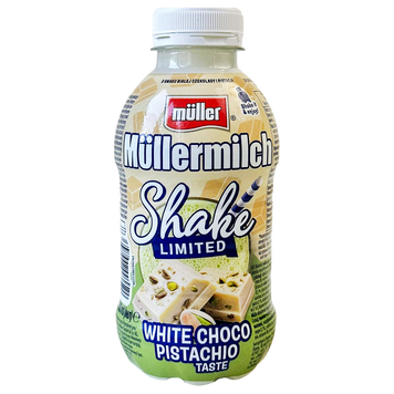 Молочний коктейль білий шоклад з фісташкою Мюллер Muller 400ml 12шт/ящ