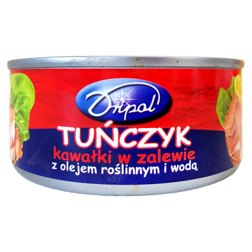 Тунець шматочками в олії Дріпол Dripоl ж/б 120/170g 48шт/ящ