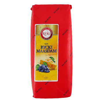 Сир Рікі Маасдам Рицький Ryki Maasdam Rycky 4kg 4шт/ящ