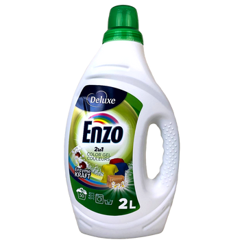 Гель для прання кольорового ензо Делюкс Deluxe enzo color 2in1 50p 2L 6шт/ящ