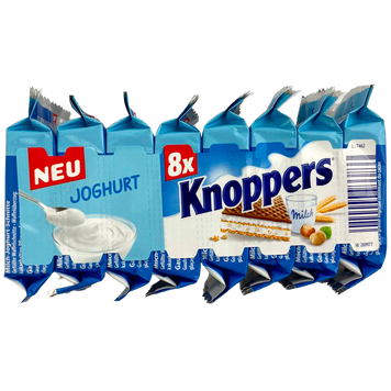 Вафлі з горіховим кремом та йогуртом Кноперс Knoppers 8*25g 24пач/ящ