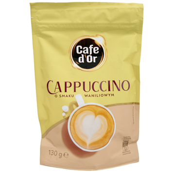 Капучино ванільне Кофедор Cafe d`Or o smaku wanilowym 130g 30шт/ящ