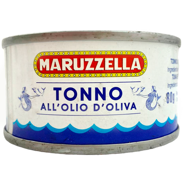 Тунець в оливковій олії Маруцзелла Maruzzella all olio oliva 80g 6шт/пач 16пач/ящ