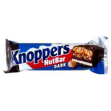 Шоколадний батончик чорний Кноперс Knoppers nat bar dark 40g 5шт/пач 15пач/ящ