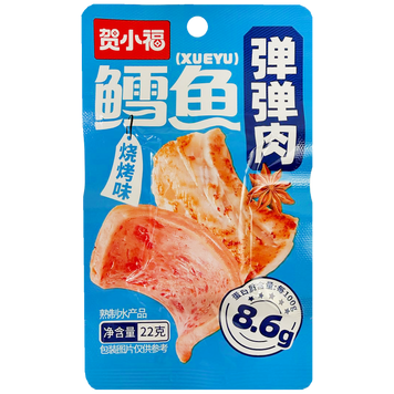 Снек тріска смак барбекю Хі Хіофу He Xiaofu BBQ 22g 20шт/ящ