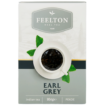 Чай чорний ерл грей Філтон Feelton earl grey 90g 24шт/ящ