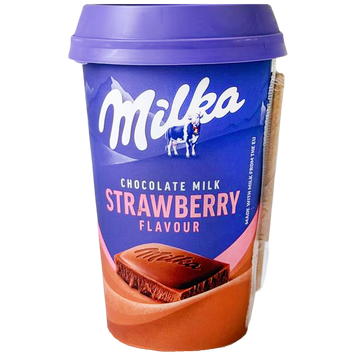 Коктейль молочний полуничний Мілка Milka strawberry flavour 220ml 10шт/уп