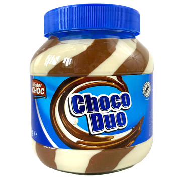 Шоколадна паста чоко дуо Містер Чок Mister Choc choco duo 750g 8шт/ящ