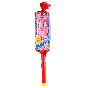 Льодяники на паличці Чупа чупс Chupa chups melody 15g 48шт/пач 6пач/ящ