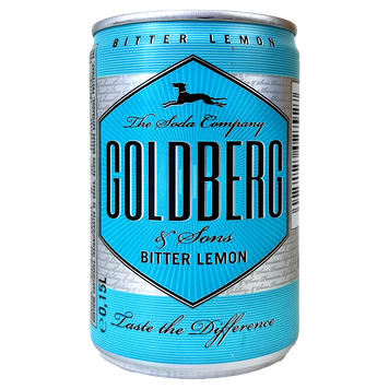 Напій газований тонік гіркий лимон Голдберг Goldberg bitter lemon ж/б 150ml 24шт/ящ