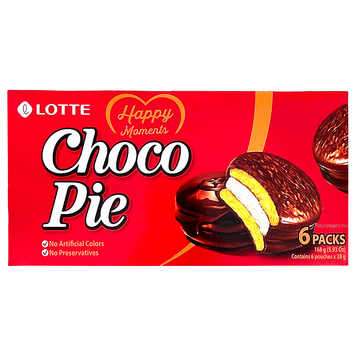 Печиво шоколадне Чоко Пай Choco Pie 168g (6*28g) 8пач/ящ