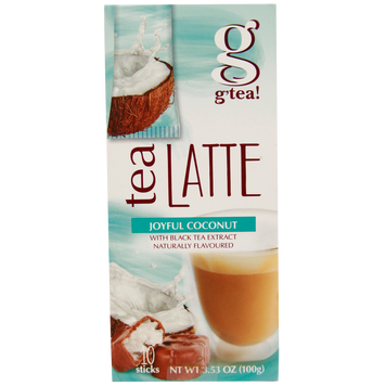 Напій на основі чорного чаю ті лате кокос Г'Ті G`Tea 10g 10sticks/пач 14пач/ящ