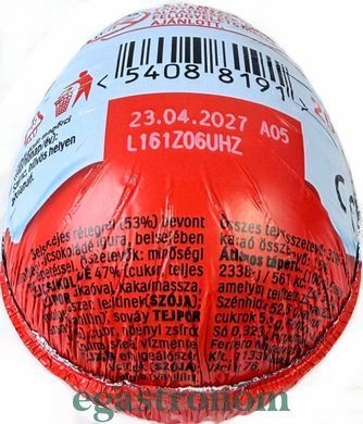 Шоколад Кіндер сюрприз для дівчаток Kinder 20g 72шт/ящ
