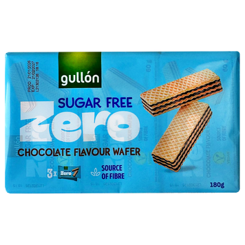 Вафлі з шоколадною начинкою (без цукру) Гулон Gullon 180g 12шт/ящ
