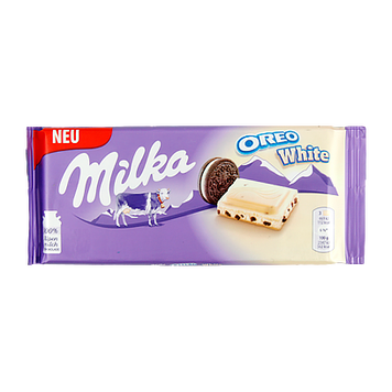 Шоколад Мілка біла орео Milka oreo white 100g 22шт/ящ
