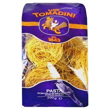 Макарони фідделіні гнізда №91 Луіджі Томадіні Luigi Tomadini 500g 12шт/ящ