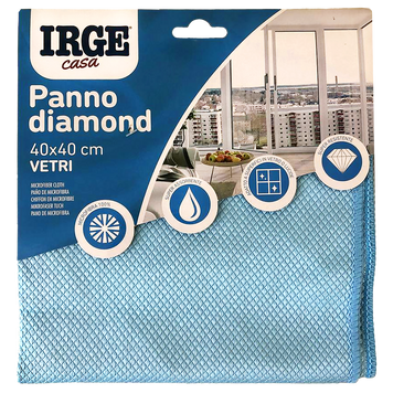 Серветка з мікрофібри для скла діамант Ірдже IRGE diamond 40*40см 72шт/ящ