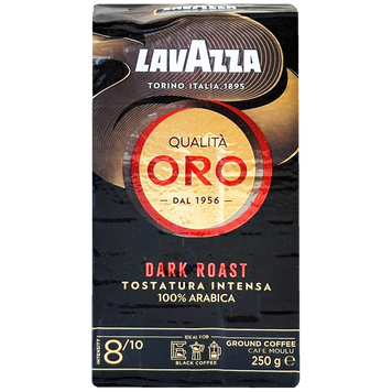 Кава оро дарк роуст (мелена) Лавацца Lavazza oro dark roast 250g 20шт/ящ