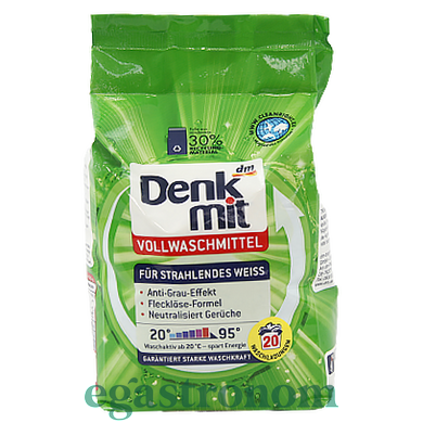 Порошок для прання Денк Міт універсальний Denk Mit vollwaschmittel 20p 1,35kg 8шт/ящ